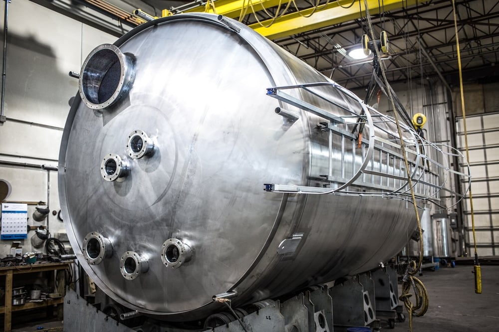 tank stainless steel industrial application