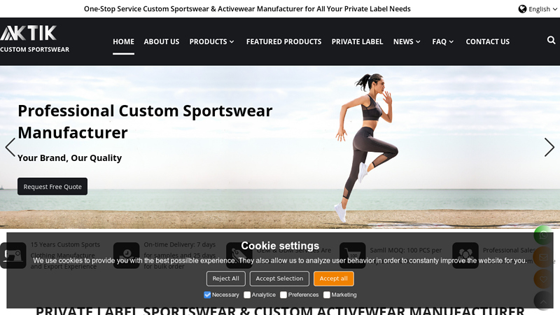 China Custom Sportswear Manufacturer, Wholesale Activewear ...