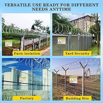 Razor wire, Concertina wire, Barbed wire